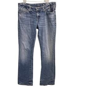 D9 Slick Womens Size 31 Bootcut Jeans Y2K Grunge Casual Classic Distressed Wash